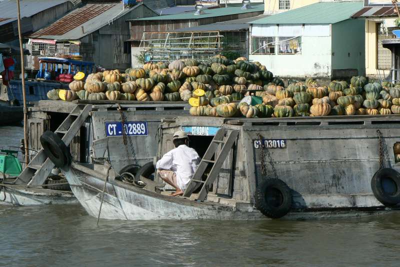 19 DELTA DEL MEKONG Mercato Galleggiante